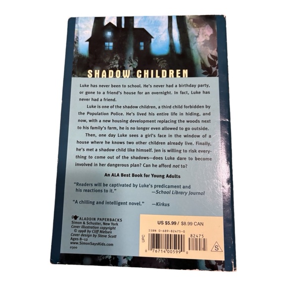 Among the Hidden By Margaret Peterson Haddix - Aladdin Fiction - Soft Cover - Picture 5 of 9